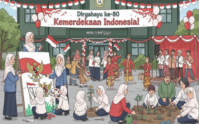 Merayakan 80 Tahun Indonesia Merdeka: Bangkitkan Semangat Juang di MIN 1 Mesuji dan Seluruh Penjuru Negeri