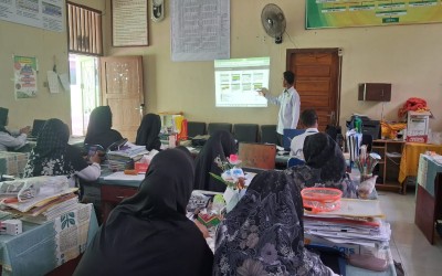 Matangkan Persiapan Semester, Waka Kurikulum MIN 1 Mesuji Pimpin Rapat Kalender Pendidikan