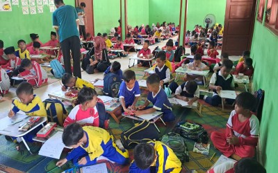 Meriah! MIN 1 Mesuji Gelar 'Gebyar Ceria Mewarnai' Antar TK/PAUD, Bertabur Doorprize Menarik